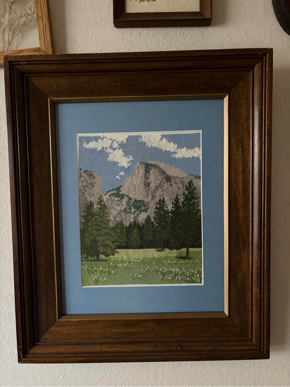 Big mountain needlepoint frame
